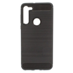 Etui Bumper Carbon Lux na telefon motorola moto g8 XT2045 czarne