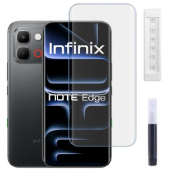 9H SZKŁO hartowane na telefon Infinix Note Edge 5G X6887 UV + lampa
