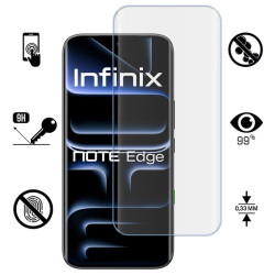 9H SZKŁO hartowane na telefon Infinix Note Edge 5G X6887 UV + lampa