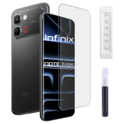 9H SZKŁO hartowane na telefon Infinix Note Edge 5G X6887 UV + lampa