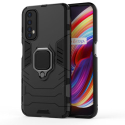 ETUI PANCERNE RING ARMOR na telefon Realme 7 RMX2155 czarne