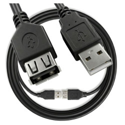 Przedłużacz USB-A 2.0 1.5m - Plug & Play bez sterowników