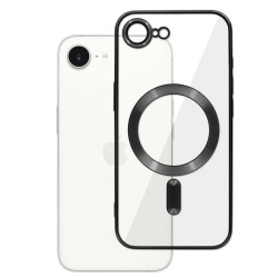 Etui Chrome MagSafe na telefon Apple iPhone 16e A3409 / 17e A3634 czarne