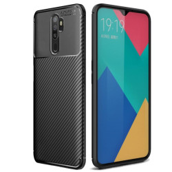 Etui Bumper Carbon Fiber na telefon OPPO A5 / A9 2020 czarne HQ