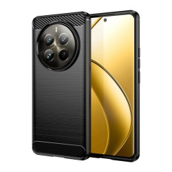 Etui Bumper Carbon Lux na telefon Realme 12 Pro 5G RMX3842 / 12 Pro Plus Pro+ 5G RMX3840 czarne