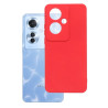 Etui Silicon Case na telefon OPPO Reno 11 F CPH2603 czerwone MATT