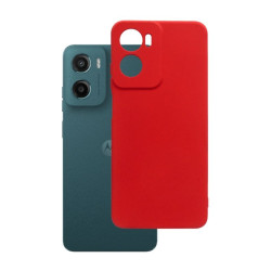 Etui Silicon Case na telefon motorola moto g05 4G XT2523 / e15 4G XT2523 czerwone