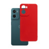 Etui Silicon Case na telefon motorola moto g05 4G XT2523 / e15 4G XT2523 czerwone