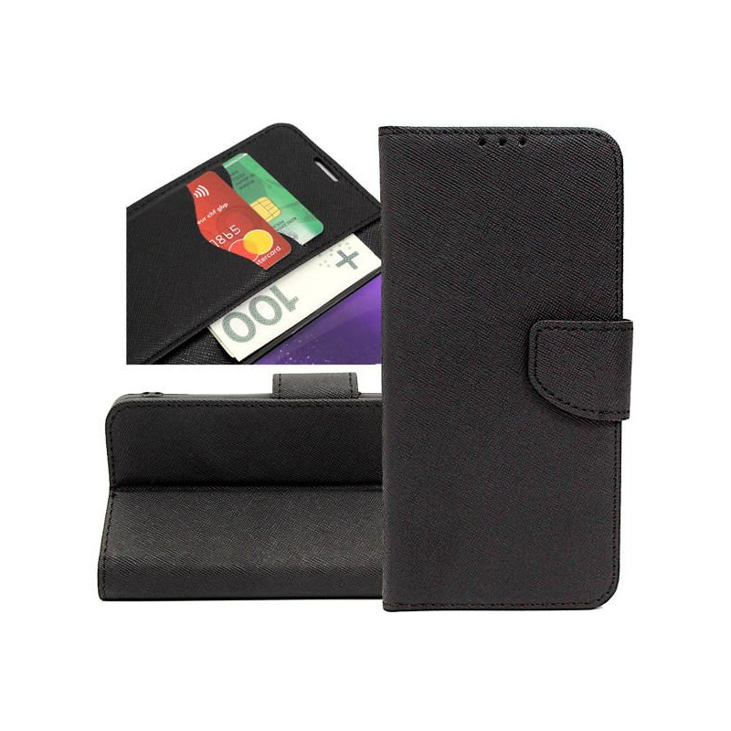 Etui Fancy Diary na telefon Samsung Galaxy A40 A405 czarne