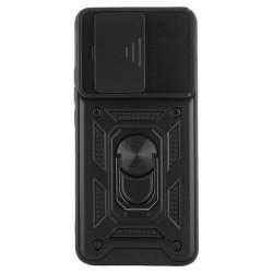 Etui Pancerne CAMSHIELD Ring na telefon Xiaomi 13T / 13T Pro 5G / Redmi K60 Ultra 5G czarne
