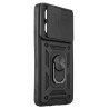 Etui Pancerne CAMSHIELD Ring na telefon Xiaomi 13T / 13T Pro 5G / Redmi K60 Ultra 5G czarne