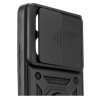 Etui Pancerne CAMSHIELD Ring na telefon Xiaomi 13T / 13T Pro 5G / Redmi K60 Ultra 5G czarne