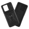 Etui Pancerne CAMSHIELD Ring na telefon Xiaomi 13T / 13T Pro 5G / Redmi K60 Ultra 5G czarne