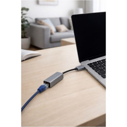 Adapter USB Ethernet RJ45 LAN 100Mb/s do laptopa przejściówka