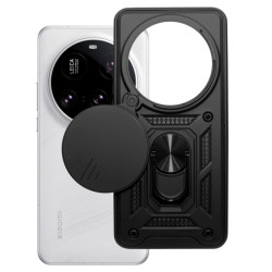 Etui Pancerne CAMSHIELD Ring na telefon Xiaomi 15 Ultra 5G 25010PN30G czarne