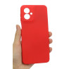 Etui Tint Case na telefon motorola moto g55 5G XT2435 czerwone
