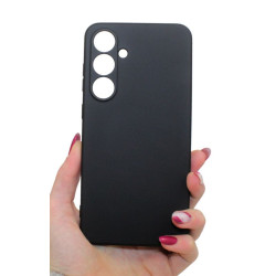 Etui Silicon Case na telefon Samsung Galaxy S24 FE 5G S721 czarne