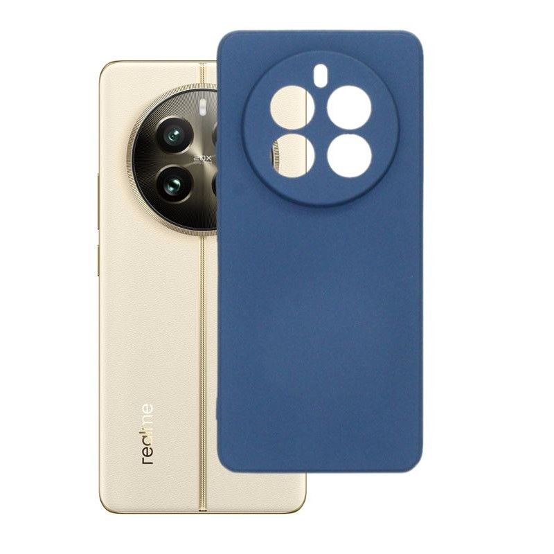 Etui Silicon Case na telefon Realme 12 Pro 5G RMX3842 / 12 Pro+ 5G RMX3840 granatowe