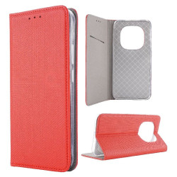 Etui Smart Magnet na telefon Xiaomi Redmi Note 15 Pro 5G 25080RABDG czerwone