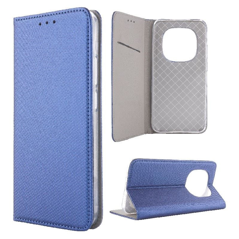 Etui Smart Magnet na telefon Xiaomi Redmi Note 15 Pro 5G 25080RABDG granatowe