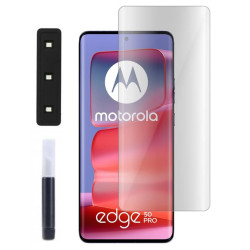 9H SZKŁO hartowane na telfon motorola edge 50 pro 5G XT2403 UV + lampa