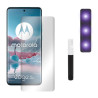 9H SZKŁO hartowane na telefon motorola edge 40 neo 5G XT2307 UV + lampa