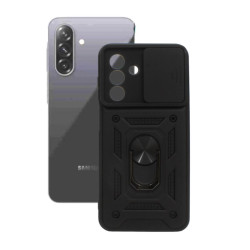 Etui Pancerne CAMSHIELD Ring na telefon Samsung Galaxy A26 5G A266 / A17 5G A176 / A17 4G A175 czarne