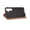 Etui Smart Pro Leather na telefon Samsung Galaxy S24 FE 5G S721 brązowe