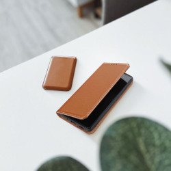 Etui Smart Pro Leather na telefon Samsung Galaxy S24 FE 5G S721 brązowe