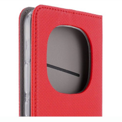 Etui Smart Magnet na telefon Xiaomi Redmi Note 15 Pro+ 5G 2510ERA8BG czerwone