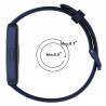 Pasek Silikonowy / Opaska do smartband Huawei Band 8 ASK-B19 / 9 KIM-B19 / 10 NOR-B29 granatowy