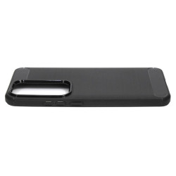Etui Bumper Carbon Lux na telefon OPPO Reno 12 Pro 5G CPH2629 czarne