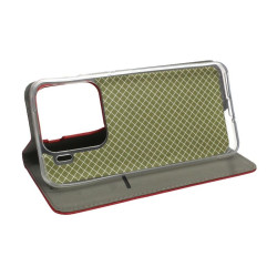 Etui Smart Magnet na telefon Xiaomi 17 5G 25113PN0EG czerwone