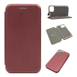 Etui BOOK Elegance na telefon Apple iPhone 13 A2482 bordowe