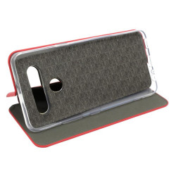 Etui BOOK Elegance na telefon LG K41S / K51S K510 czerwone