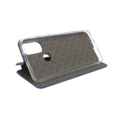 Etui BOOK Elegance na telefon motorola moto e20 / e30 / e40 granatowe