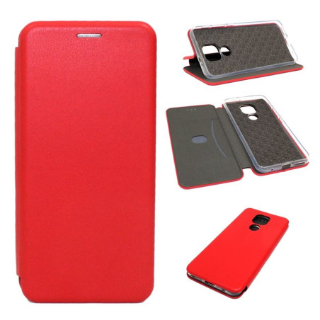 Etui BOOK Elegance na telefon motorola moto g9 / g9 play / e7+ czerwone