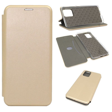 Etui BOOK Elegance na telefon Samsung Galaxy S10 Lite G770 / A91 złote