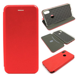 Etui BOOK Elegance na telefon Huawei Y6s 2019 JAT-L41 JAT-LX1 / Y6 Prime 2019 MRD-L21 / Honor 8A czerwone