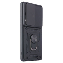 Etui Pancerne CAMSHIELD Ring na telefon Infinix Note 50 Pro 4G X6855 czarne