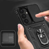 Etui Pancerne CAMSHIELD Ring na telefon Samsung Galaxy S24+ 5G S926 czarne