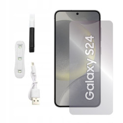 9H SZKŁO hartowane na telefon Samsung Galaxy S24 5G SM-S921 UV + lampa