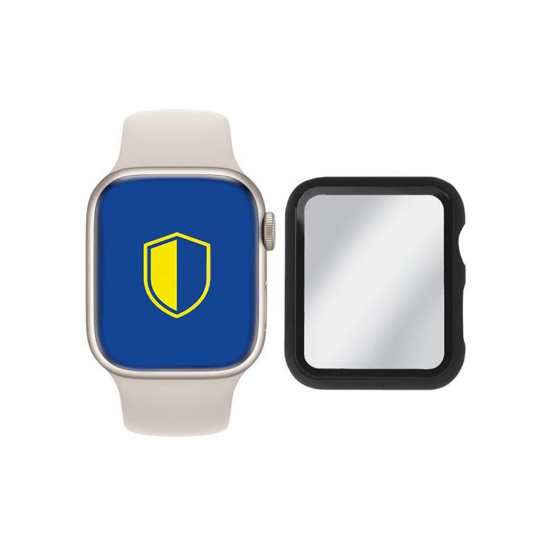 9H SZKŁO hartowane na smartwatch Apple Watch 7 8 41mm SE2 40mm 3D + ramka