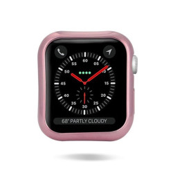 Etui DUXDUCIS TPU Plating do smartwatch Apple Watch 4 5 40 mm różowe + bezbarwne