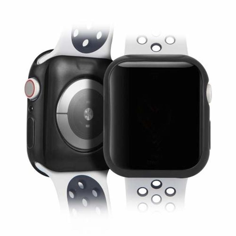 Etui DUXDUCIS TPU Plating do smartwatch Apple Watch 4 5 44 mm czarne + bezbarwne