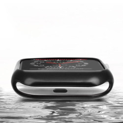 Etui DUXDUCIS TPU Plating do smartwatch Apple Watch 4 5 44 mm srebrne + bezbarwne