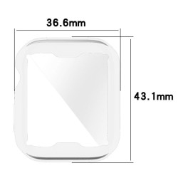 Etui / Obudowa do smartwatch Apple Watch 7 41 mm bezbarwne