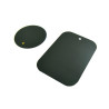 Blaszka do uchwytu magnetycznego prostokątna rozmiar L 58x40mm + okrągła 40mm czarna