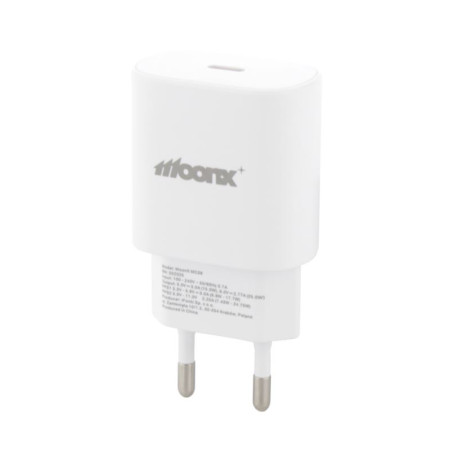 Ładowarka USB-C PD 25W outdoor camping podróże do telefonów tabletów laptopów powerbanków lato MC06 biała