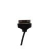 Ładowarka uniwersalna sieciowa samochodowa do telefonu USB 10w1 USB-C 30pin miniUSB microUSB samsung L760 11mm 90cm